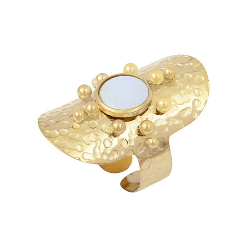 Berenice Medieval Mother-of-Pearl Ring