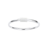 Bracelet Jonc Sabbia & Lucido Argent Rhodié