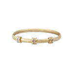 Bracelet Jonc Sabbia & Lucido Doré