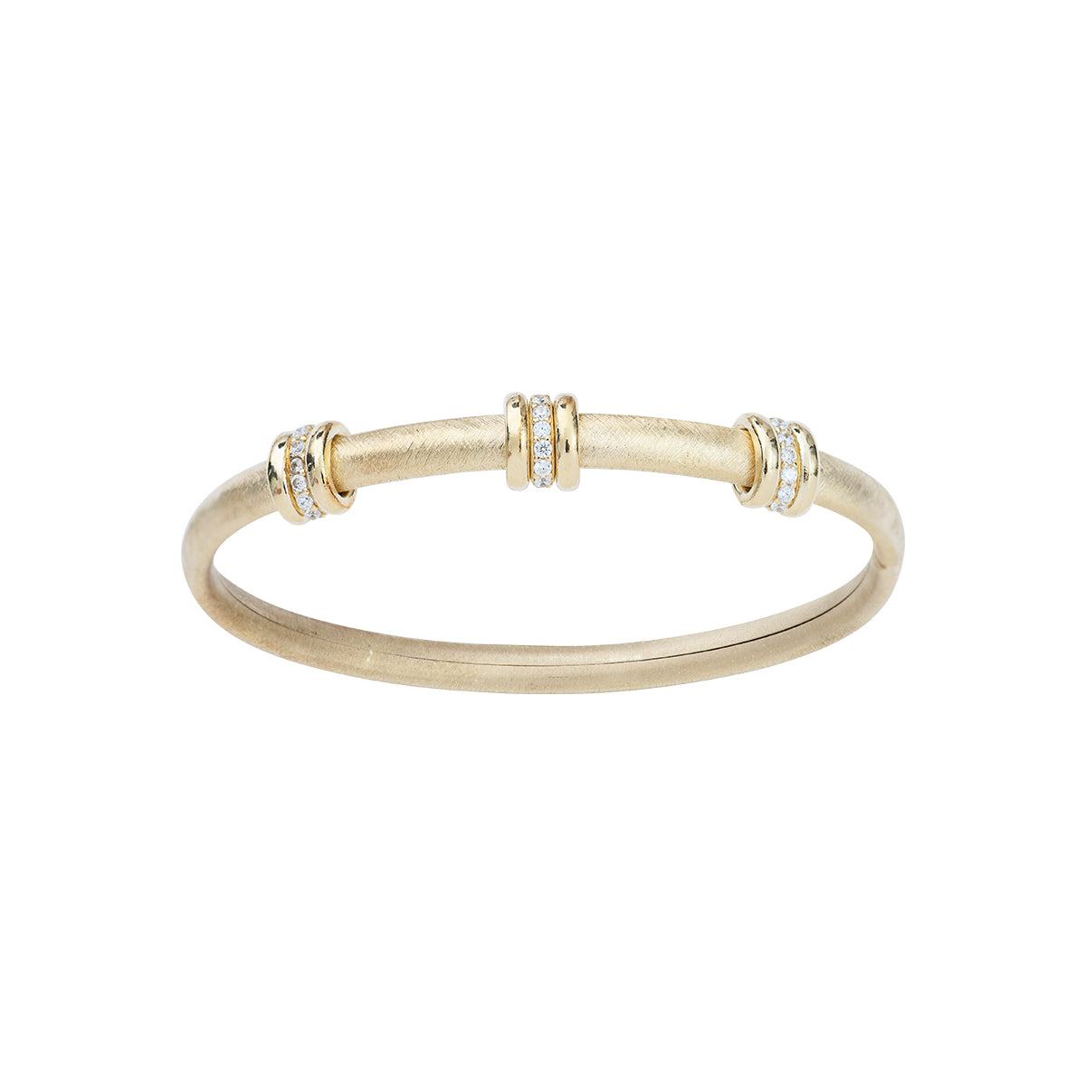 Bracelet Jonc Sabbia & Lucido Doré