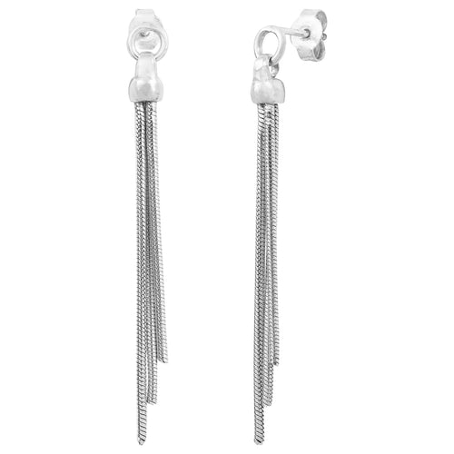Multi-Chain Snake Earrings