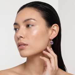 Sissi Amethyst earrings