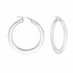 Flared Hoop Earrings