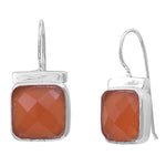 Boucles d'oreilles La Pompadour Cornaline