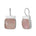 Boucles d'oreilles La Pompadour Rose Quartz