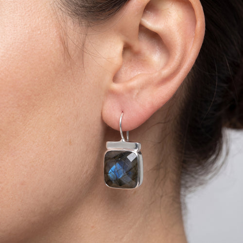 La Pompadour Labradorite Earrings