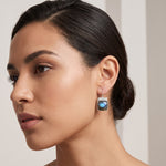 Boucles d'oreilles La Pompadour Labradorite