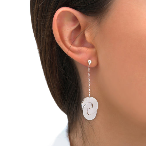 Boucles D'Oreilles Longues Disco