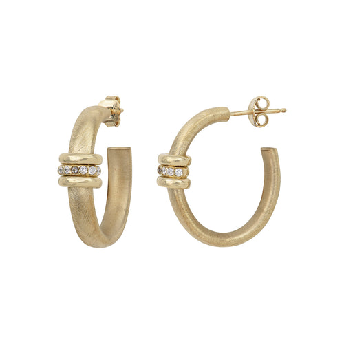 Sabbia Gold Hoop Earrings