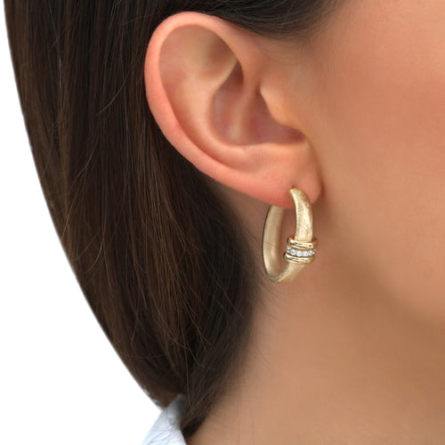Sabbia Gold Hoop Earrings