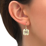 Boucles d'oreilles Dormeuses Côme Dorées