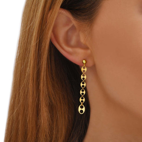 Gold Mocha Earrings