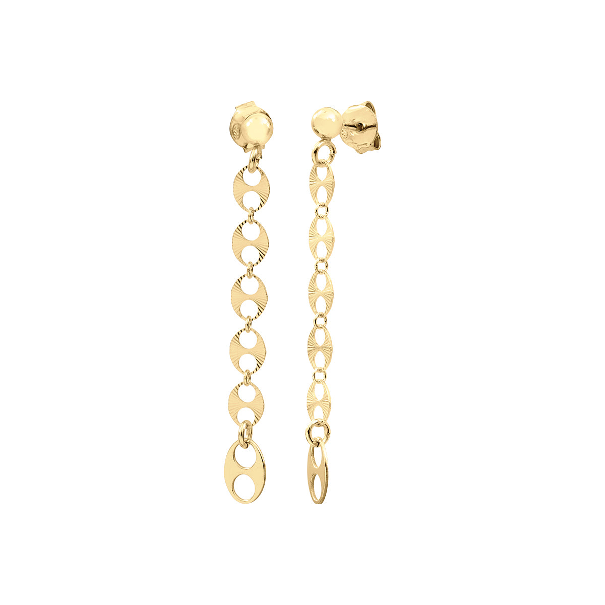 Boucles d'oreilles Moka Dorées