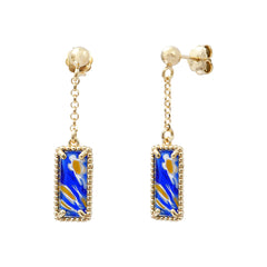 Blue Murano Earrings