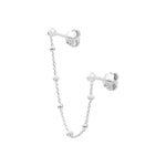 1/2 Boucles d'oreilles Aurora blanc
