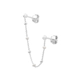 1/2 Boucles d'oreilles Aurora blanc