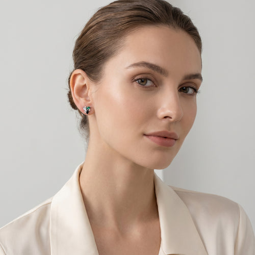 Boucles d'Oreilles Rose