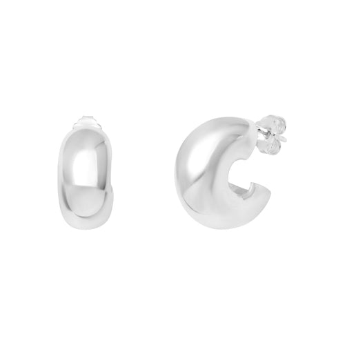 Boucles d'oreilles argentées Callisto