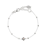 BRACELET CROSS BLANC