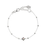 BRACELET CROSS BLANC