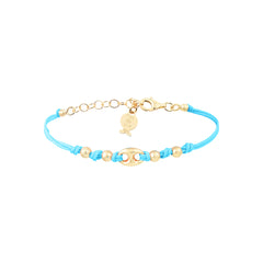 Bracelet Lien Grain de Café Doré