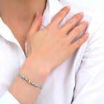 Bracelet Lien Grain de Café Doré