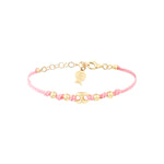 Bracelet Lien Grain de Café Doré