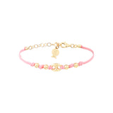 Bracelet Lien Grain de Café Doré