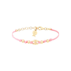 Bracelet Lien Grain de Café Doré