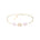 Bracelet Lilia Trois Fleurs Doré