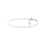 Bracelet Avril en acier argenté – vue d'ensemble