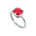 Bague Sissi Rouge Rubis