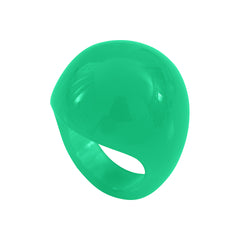 Mina Ring in Blue Lucite