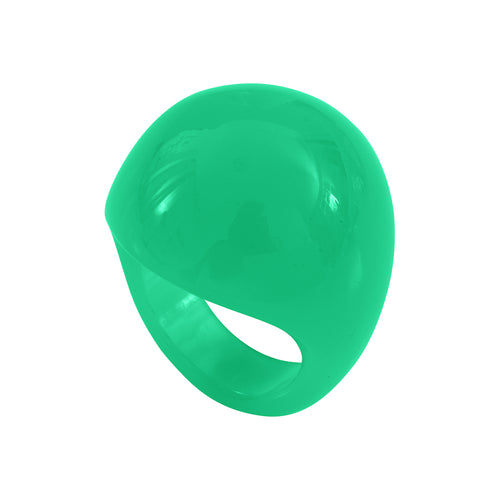 Mina Ring in Blue Lucite