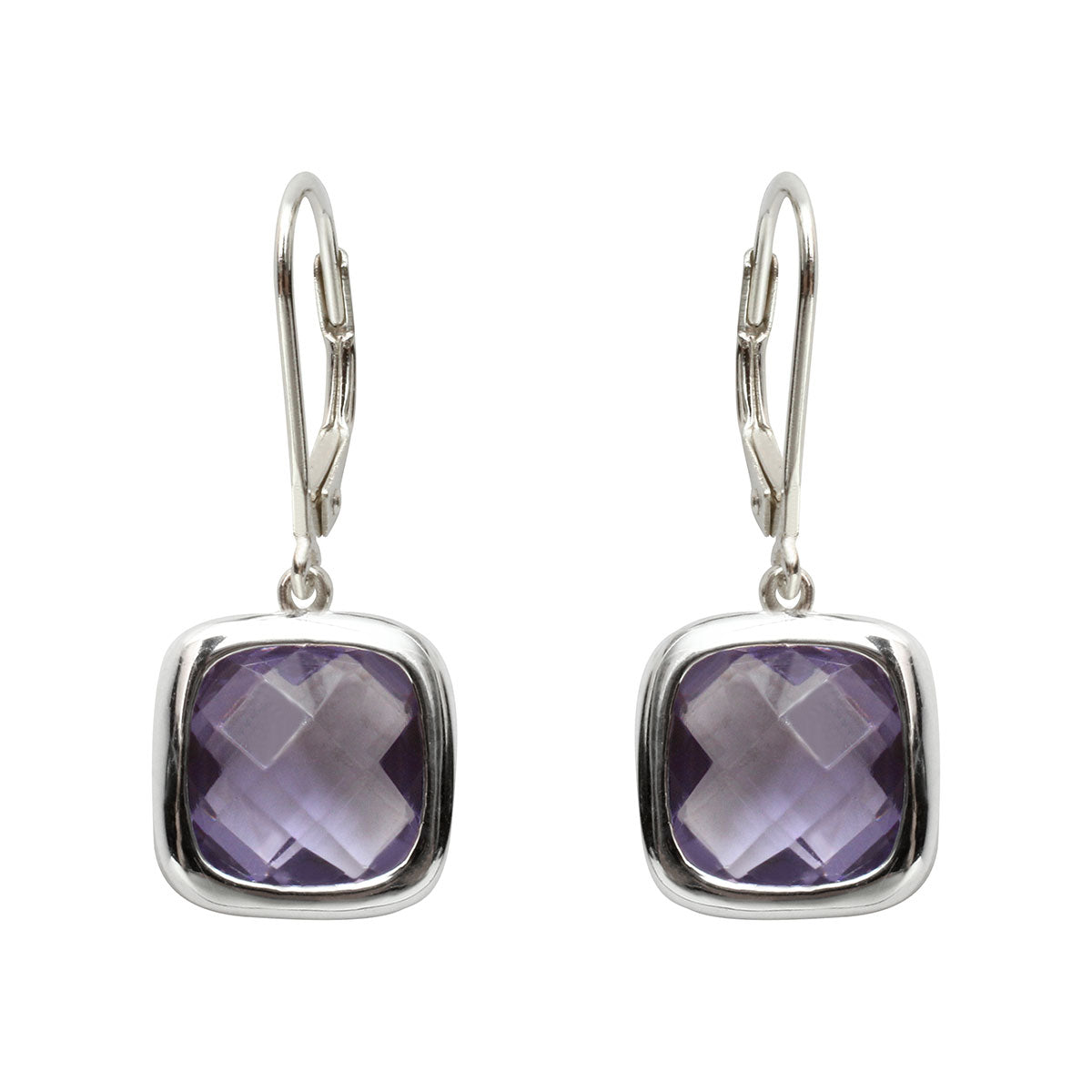 Boucles d'oreilles Sissi Améthyste
