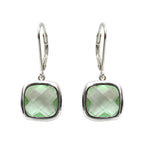 Sissi Green Violet Earrings