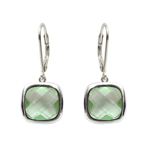 Sissi Green Violet Earrings