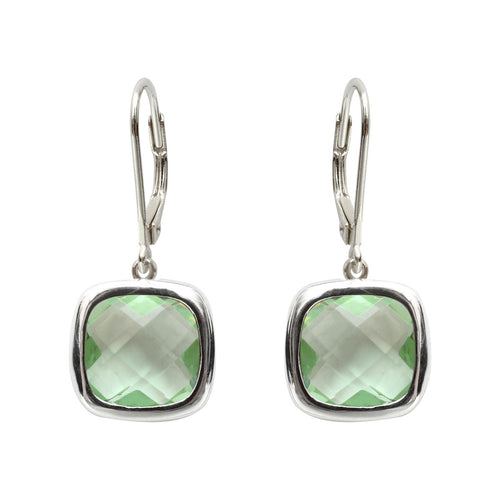 Sissi Green Violet Earrings