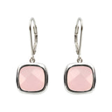 Boucles d'oreilles Sissi Rose Quartz