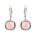 Boucles d'oreilles Sissi Rose Quartz