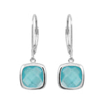 Boucles d'oreilles Sissi Bleu Pacifique