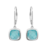 Boucles d'oreilles Sissi Bleu Pacifique