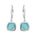 Boucles d'oreilles Sissi Bleu Pacifique