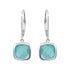 Boucles d'oreilles Sissi Bleu Pacifique