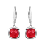 Sissi Ruby Red Earrings