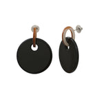 Boucles d'Oreilles Isis en acétate, tiges en acier