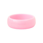 Lara bangle in pink acrylic