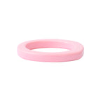 Lara bangle in pink acetate