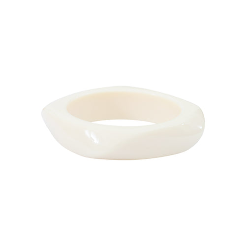 Nami bangle in cream acetate