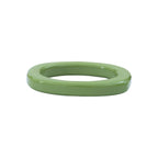 Bracelet jonc Lucy en acétate vert olive